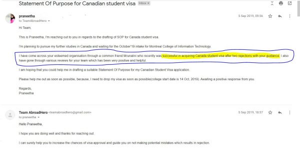 Genuine Temporary Entrant Sample for Australia Student Visa